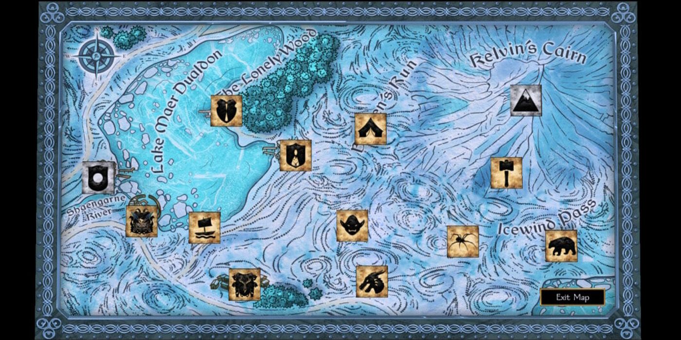 Doom of Icewind Dale map