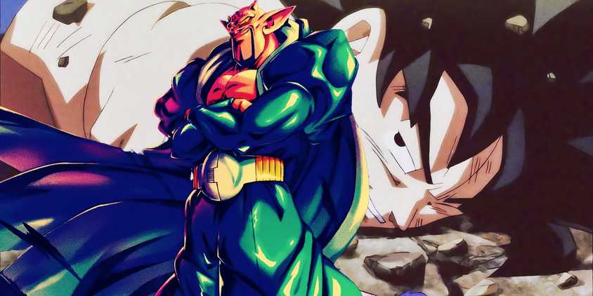 Feature header contrasting Goku and Dabura