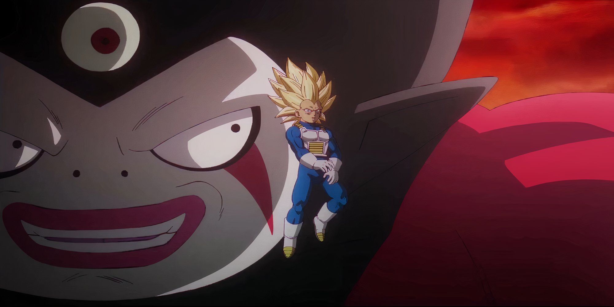 Super Saiyan 3 Vegeta vs. Gomah