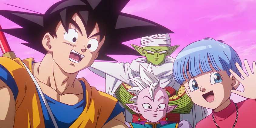 Goku and his friends in the Dragon Ball Daima finale