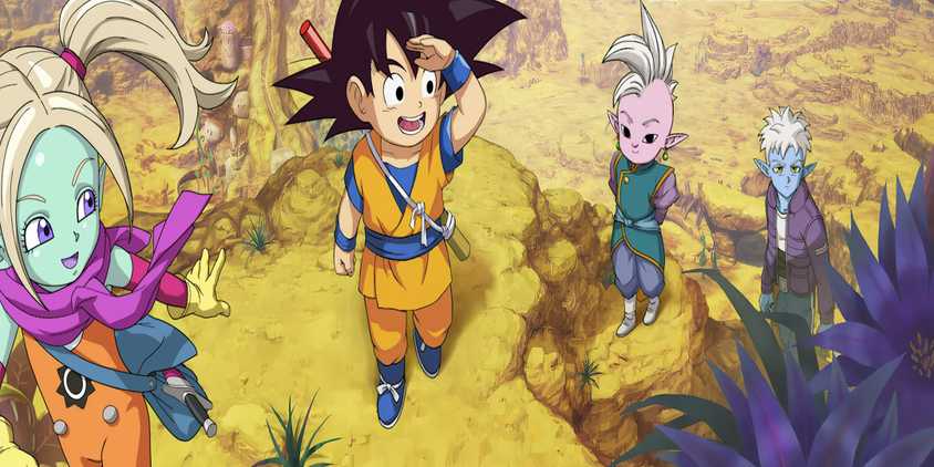 The main cast of Dragon Ball Daima