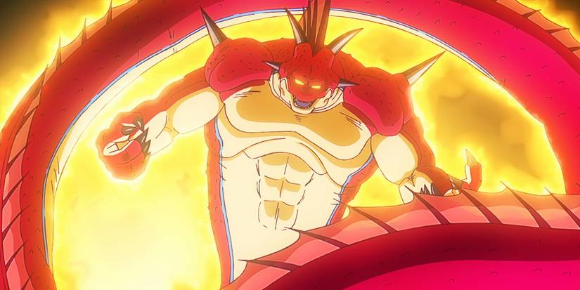 The Red Porunga who appears from the Demon Realm Dragon Balls.