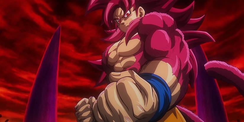 Goku as an adult in Super Saiyan 4 in Daima.