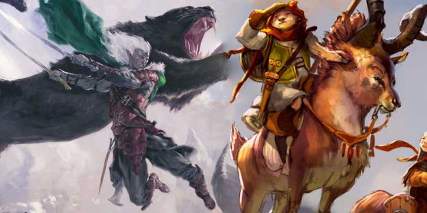 Drizzt and a Kithkin from Magic