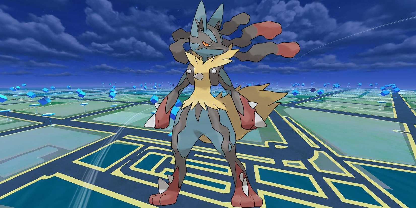 Pokémon GO Mega Lucario Steel/Fighting-type