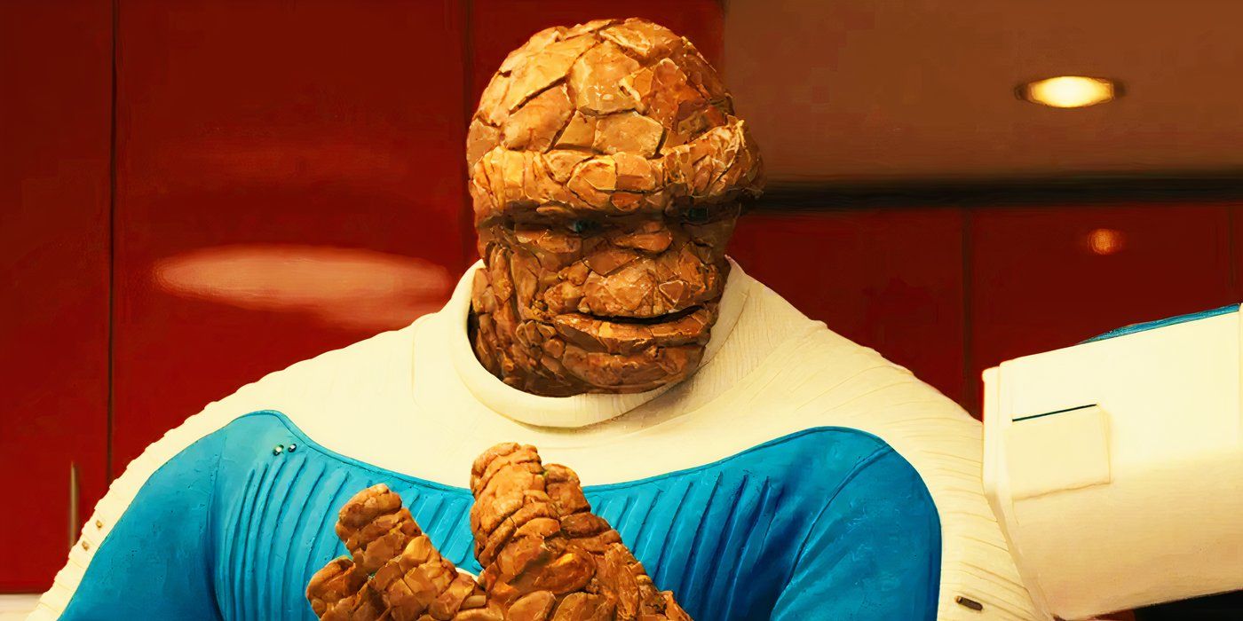 Ebon Moss-Bachrach's Ben Grimm as the Thing in The Fantastic Four First Steps trailer