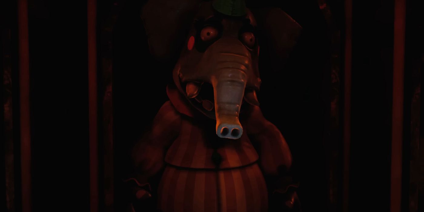 Elefante traje fnaf segredo do imitação