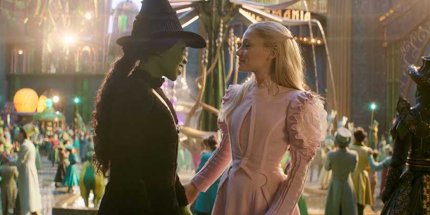 Elphaba Erivo Grande Glinda Wicked