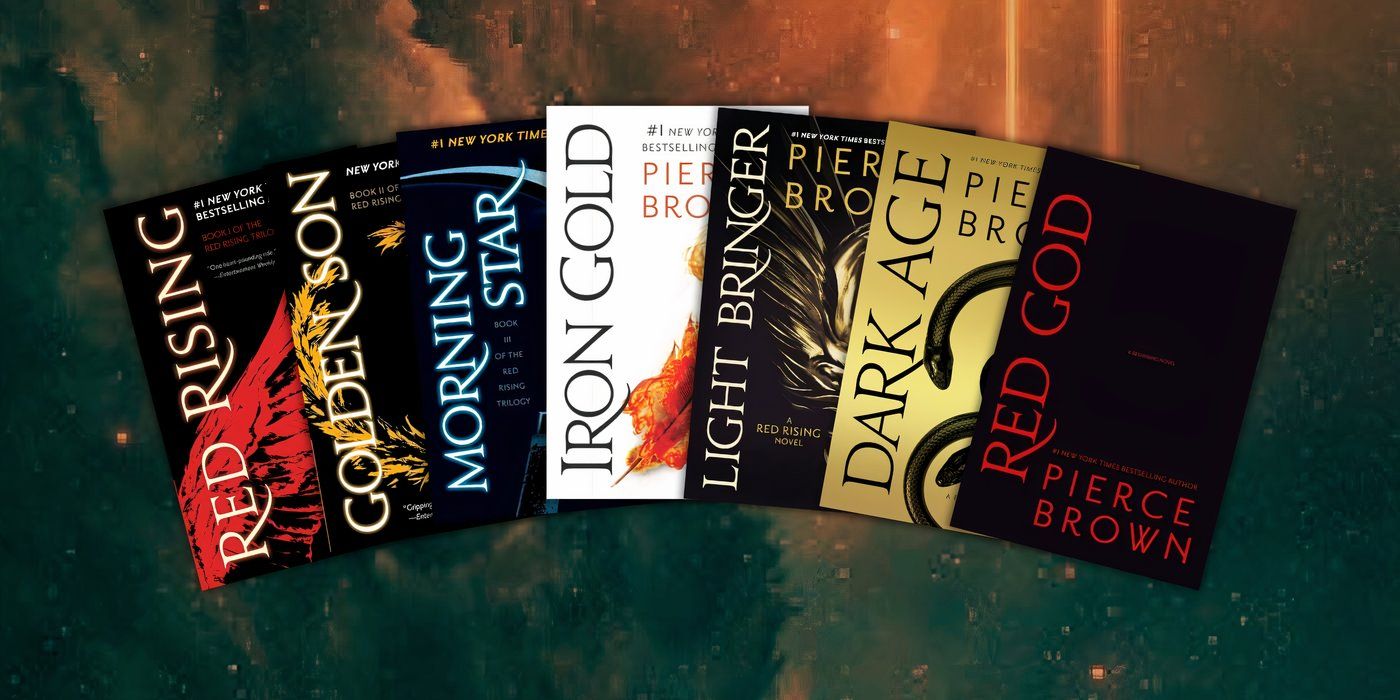 Red Rising Series by Pierce Brown Book Covers