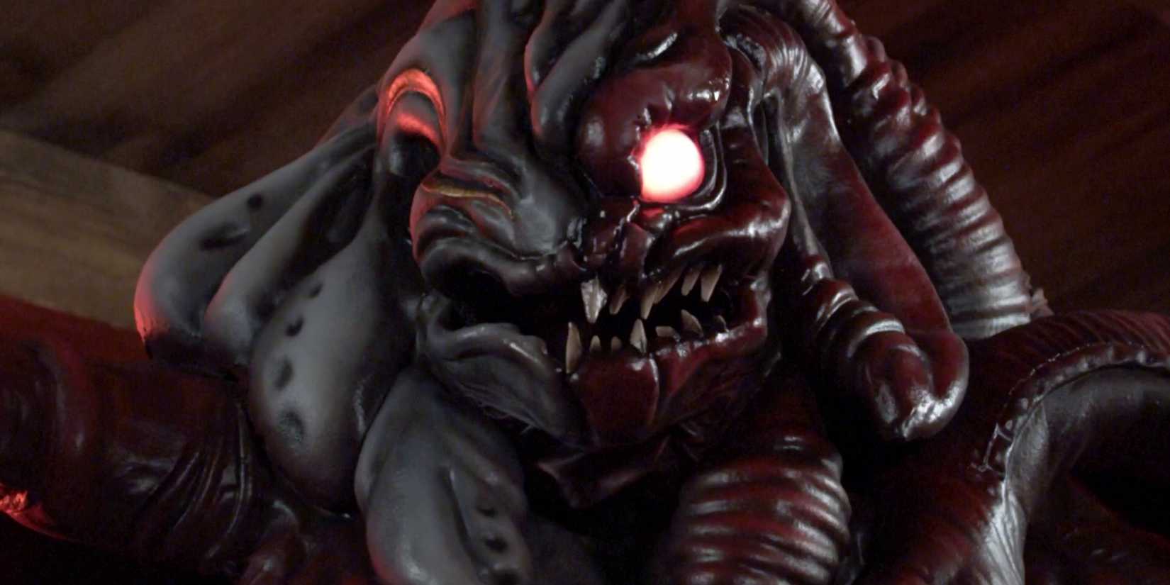 Eyescar, voiced by Mark Williams in Power Rangers