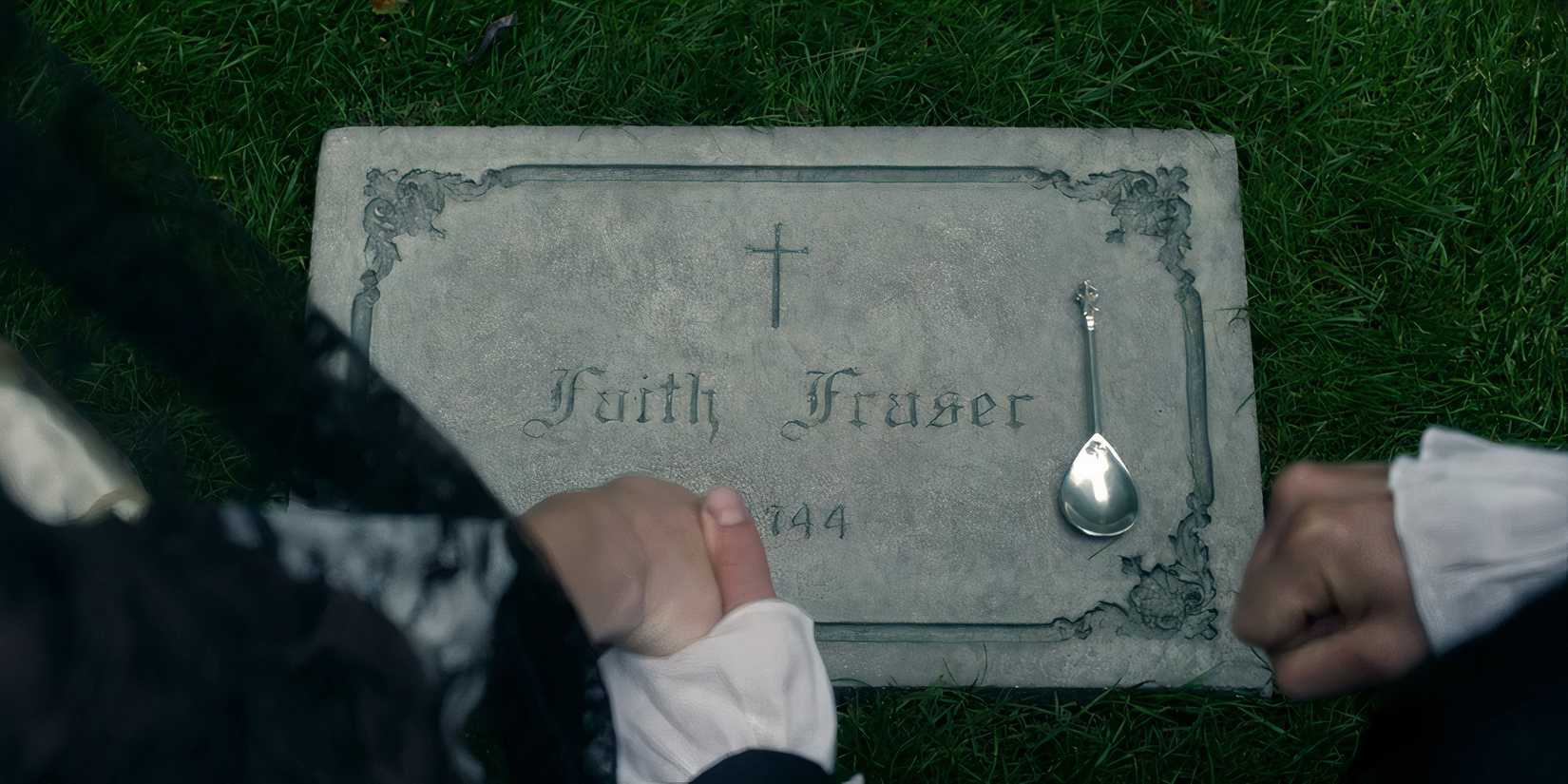 Faith Fraser's grave in Outlander