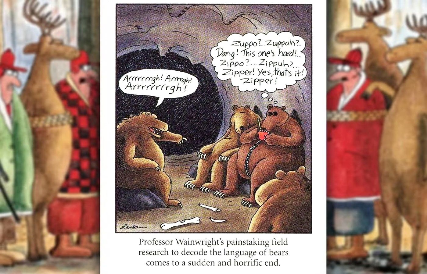 far side bear costume comic
