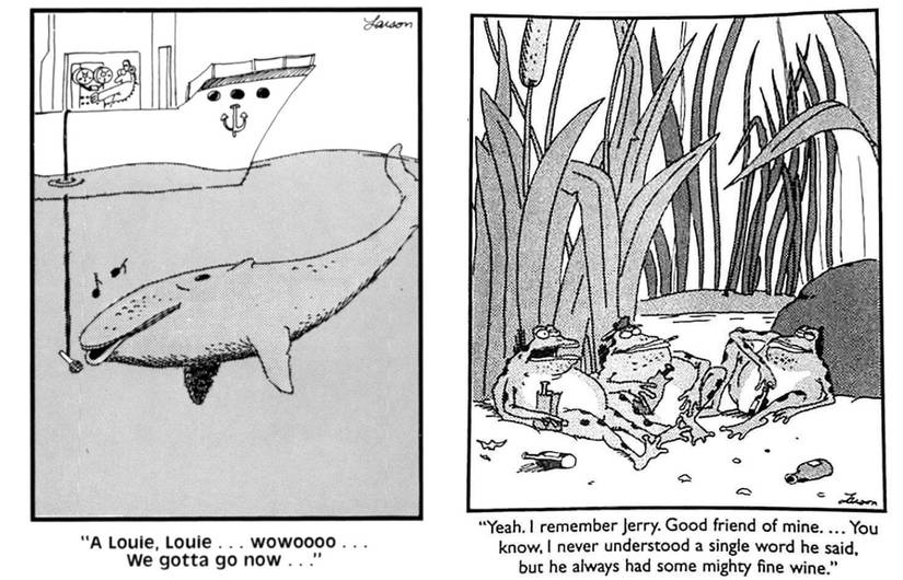 far side song lyric comics