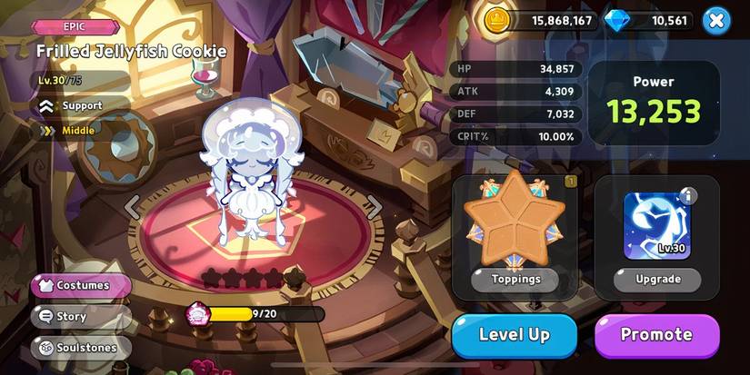 Frilled Jelly Fish in Cookie Run Kingdom.