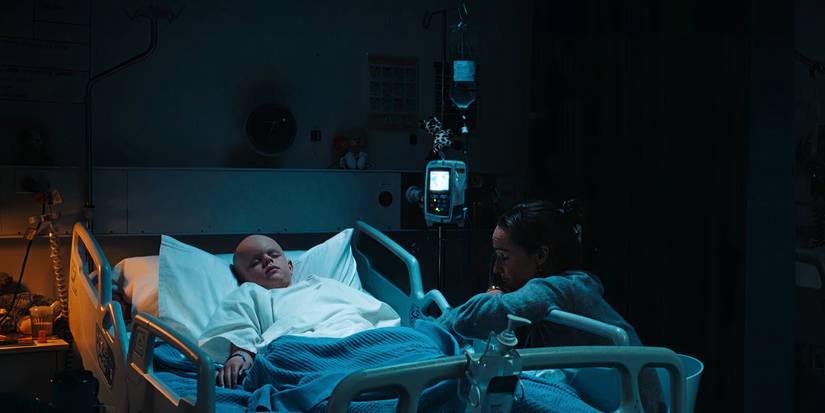 Fiona is at Hunter's hospital bedside in Netflix's Apple Cider Vinegar