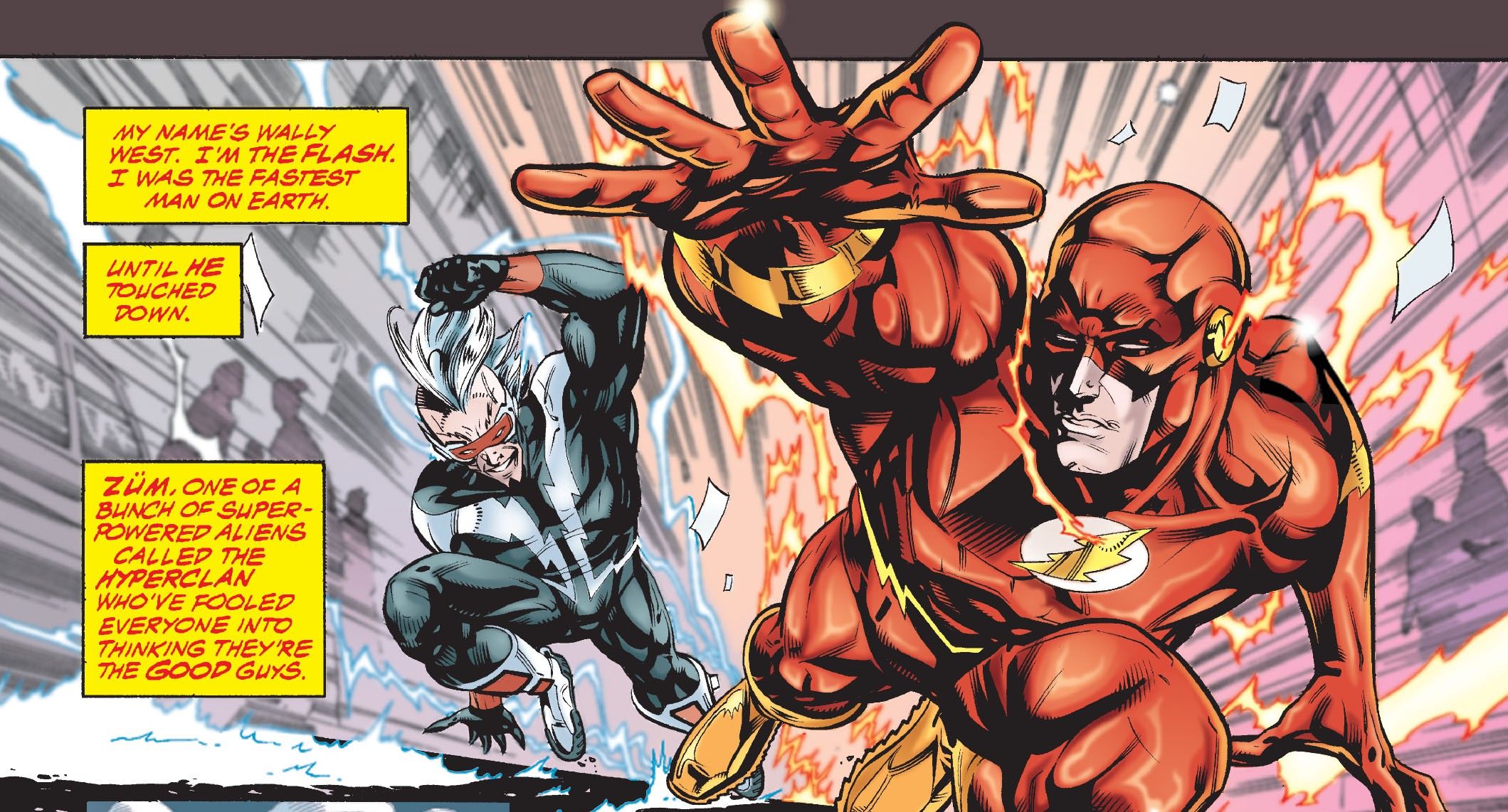 Quicksilver Vs Flash Comic