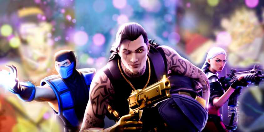 Fortnite lawless update cover image with new characters, one using Mammoth pistol