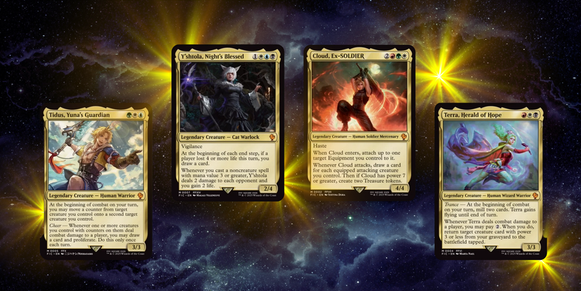 Four new commanders from final fantasy in magic the gathering