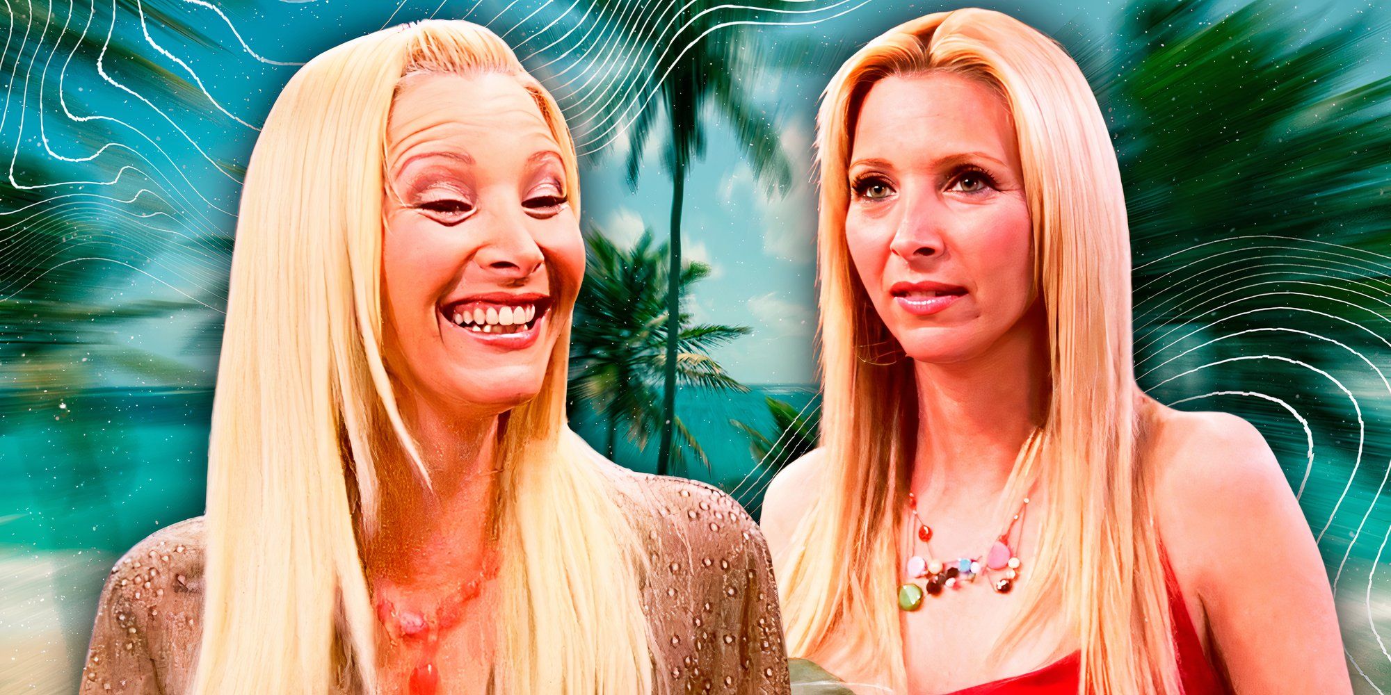 Friends happy and worried Phoebe Buffay