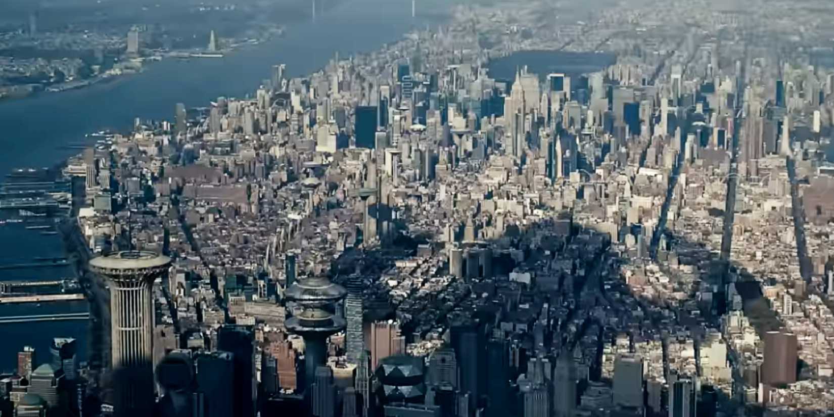 Galactus arrives in New York City in The Fantastic Four First Steps trailer