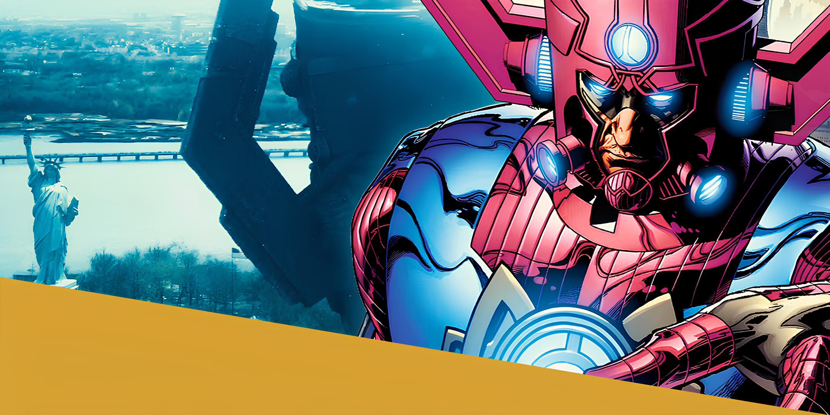 Galactus in Marvel Comics Next to the character in Fantastic Four First Steps