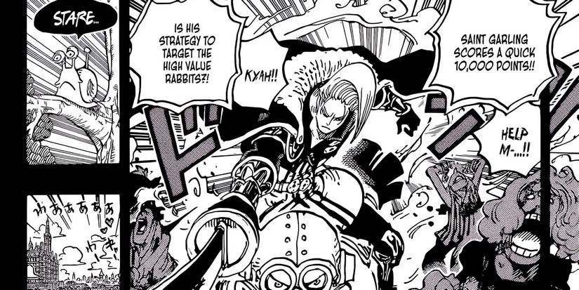 Garling killing innocents to win a competition.