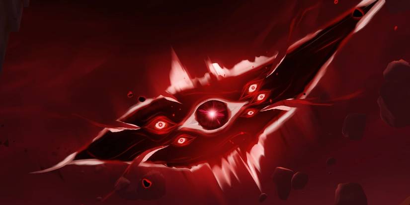 Genshin Impact's Ronova is a mass of red eyes lurking in the sky.