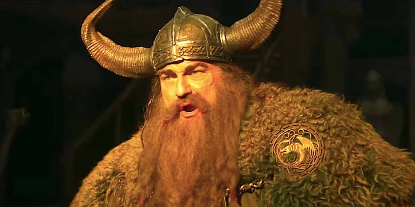 Gerard Butler's Stoick the Vast roars in How To Train Your Dragon 2025