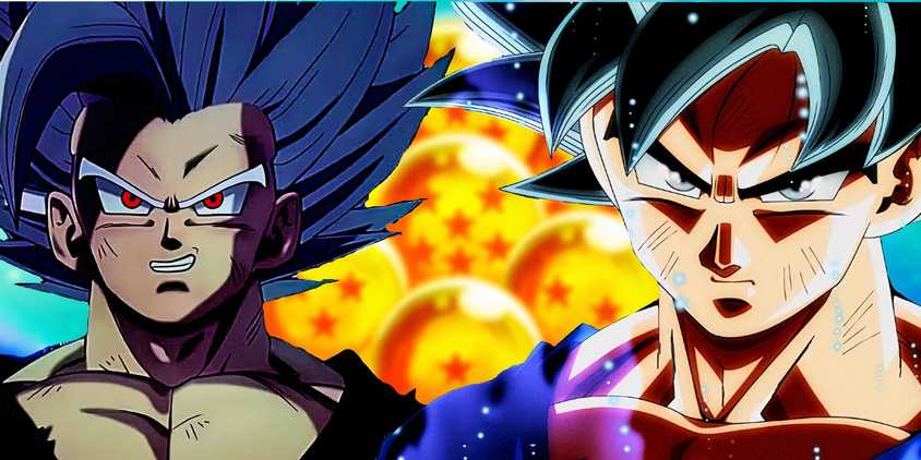 Gohan Beast and Goku Ultra Instinct before the Dragon Balls