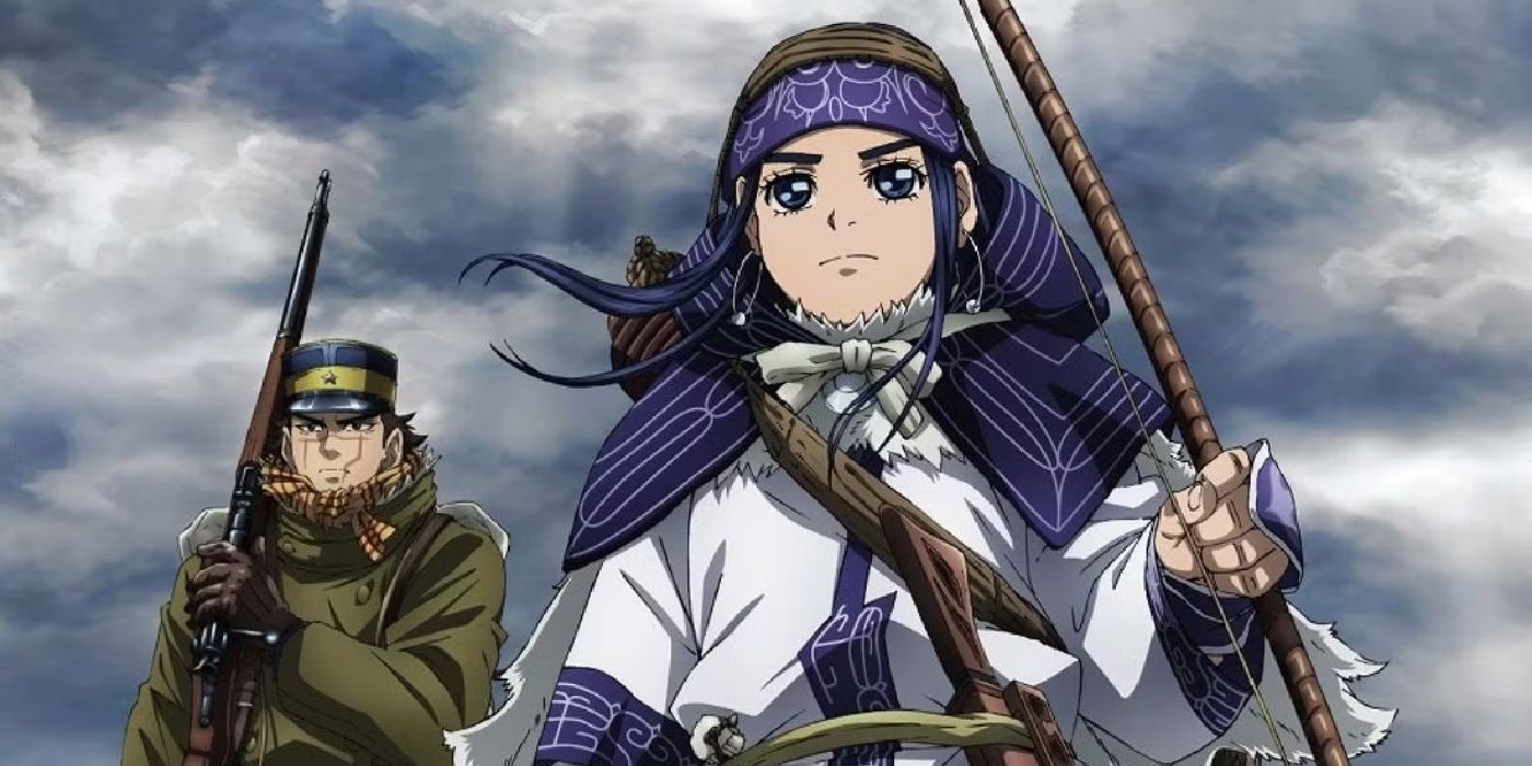 Golden Kamuy Asirpa e o herói principal da série