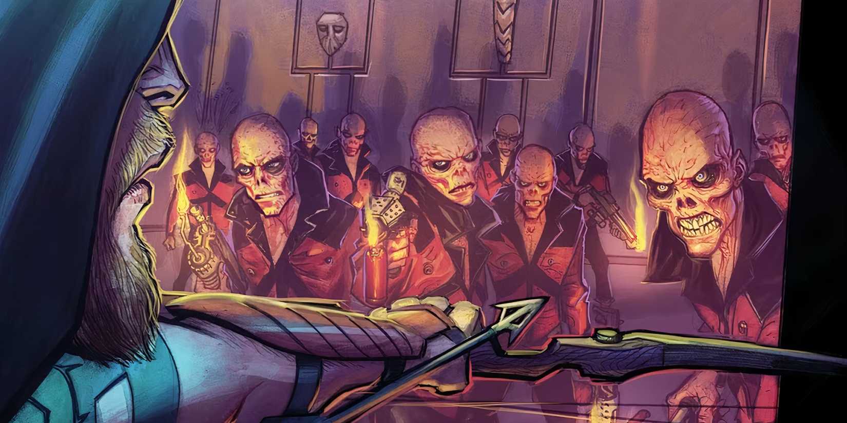 Green Arrow vs Ninth Circle Minions