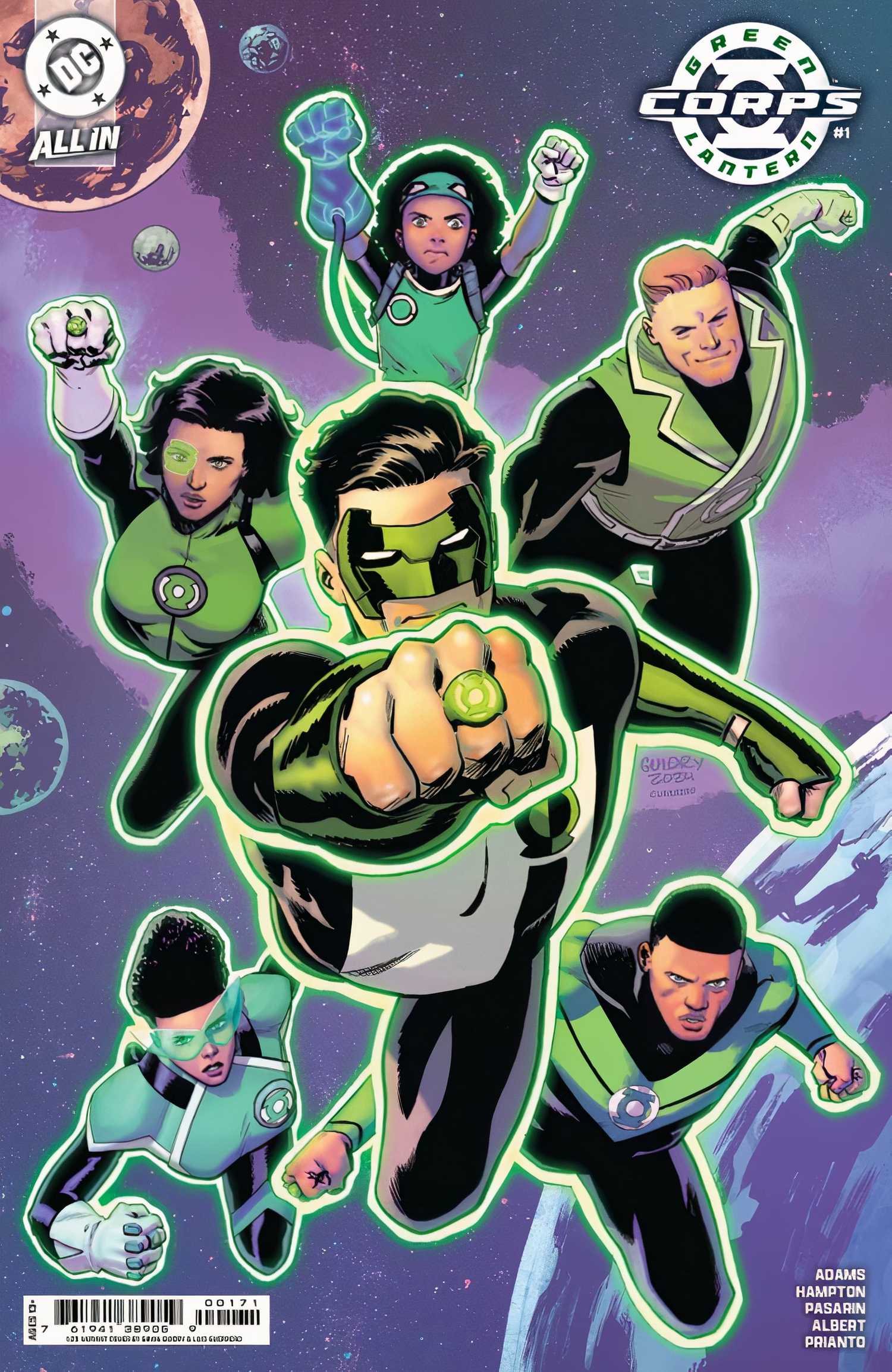 Green Lantern Corps #1 cover art