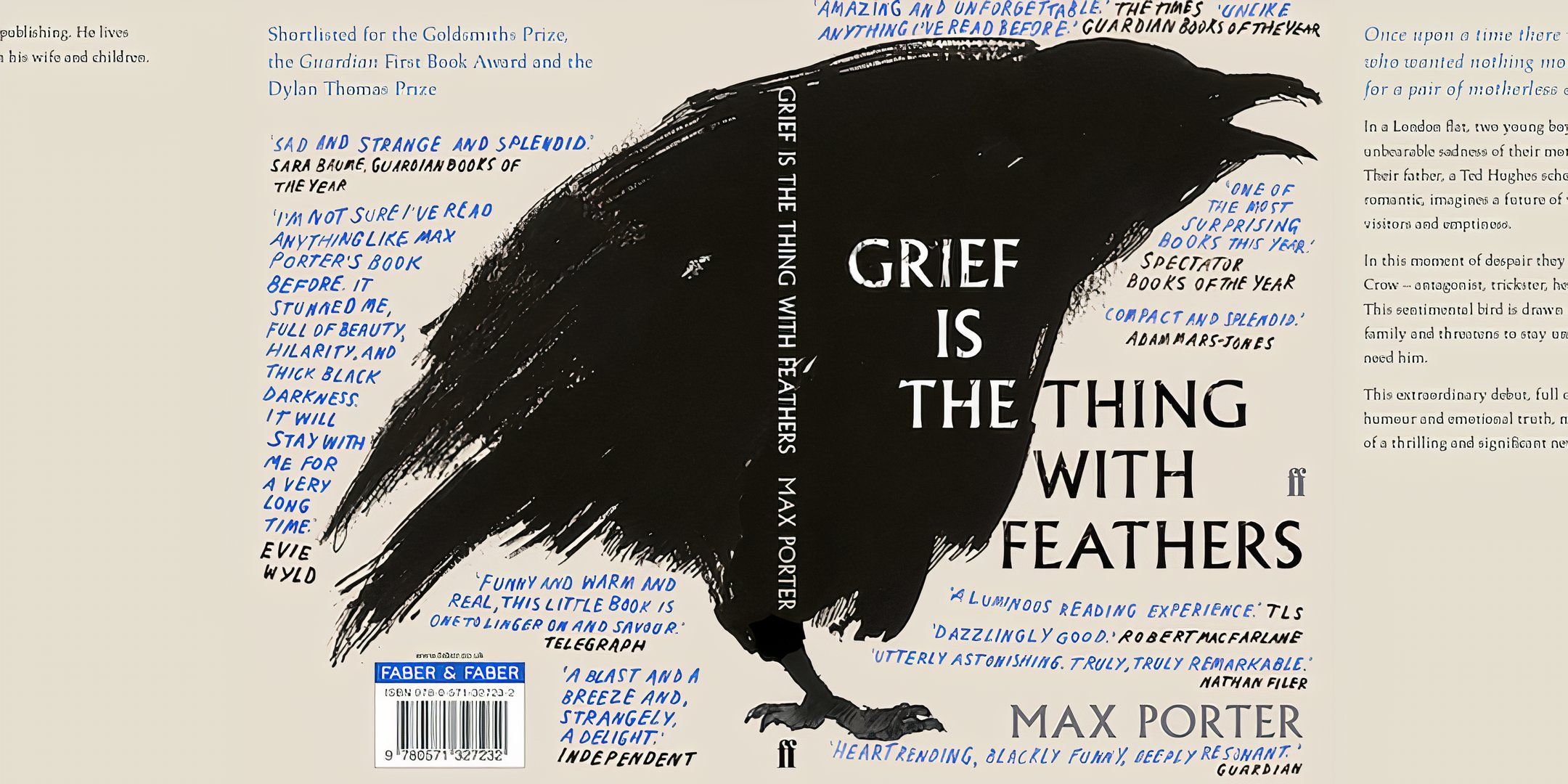 Grief Is the Thing with Feathers book cover