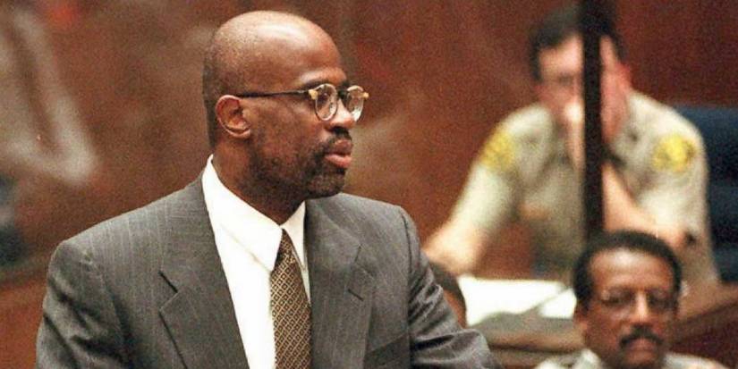 Christopher Darden at the trial of OJ Simpson
