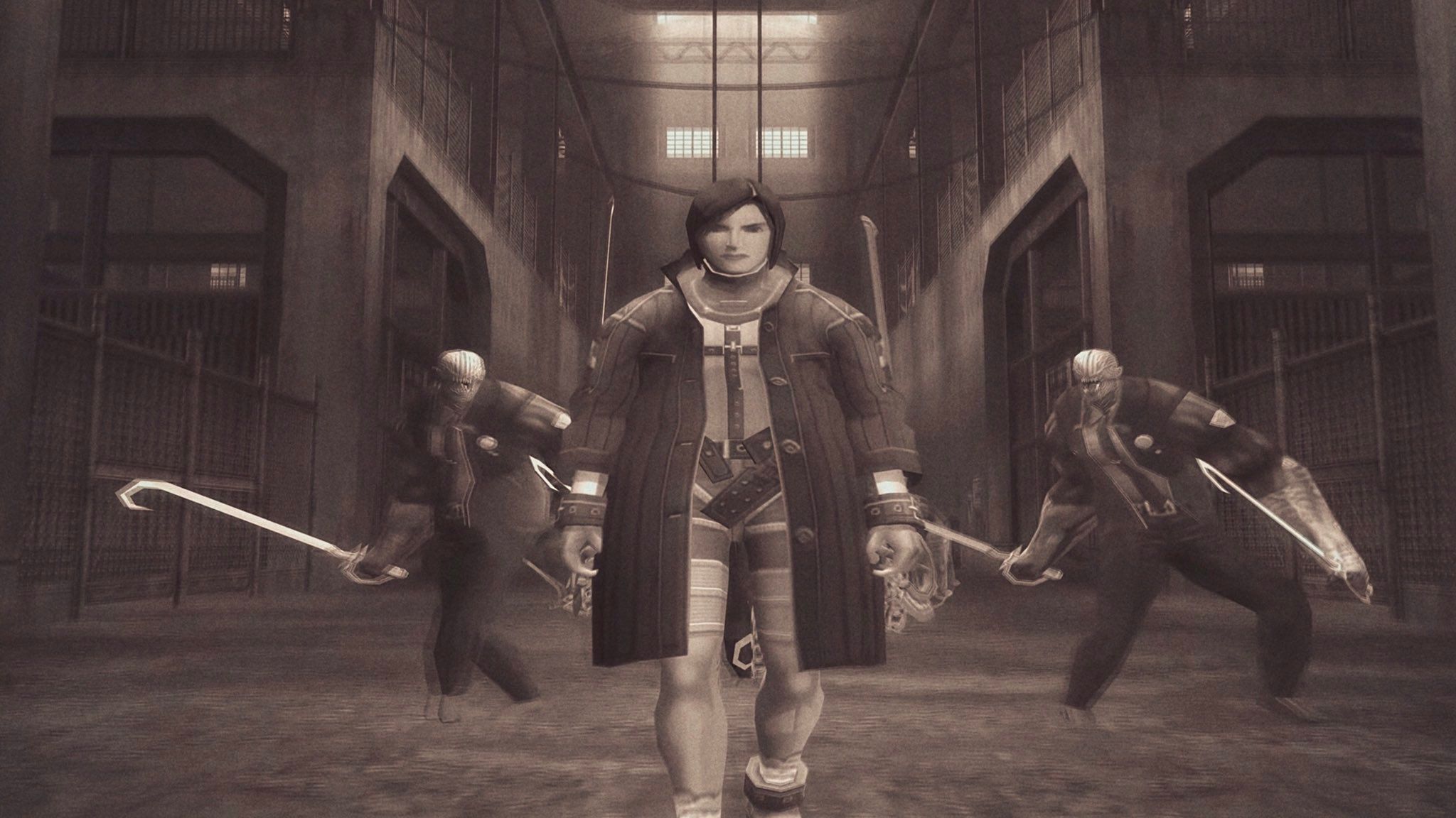 Guy Savage fights zombies in Metal Gear Solid 3