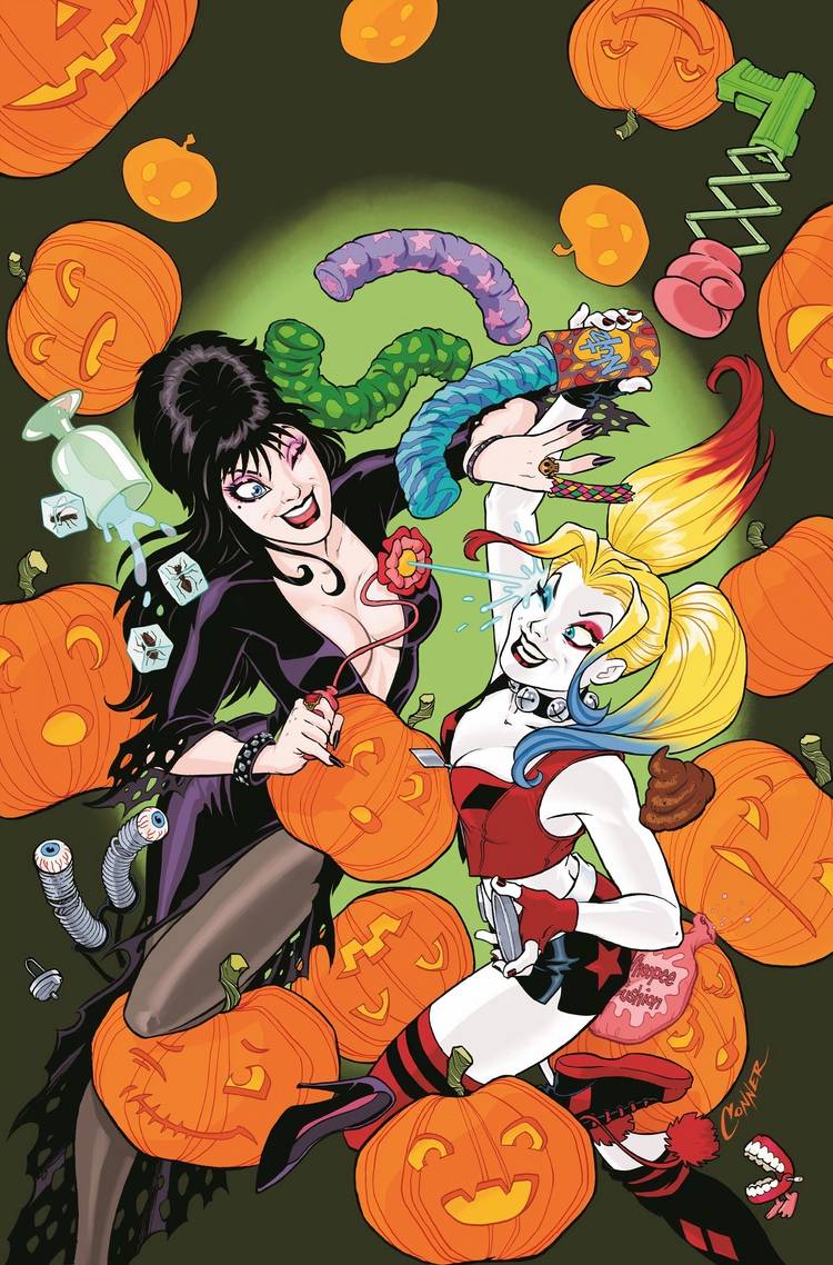 Harley Quinn Elvira Crossover