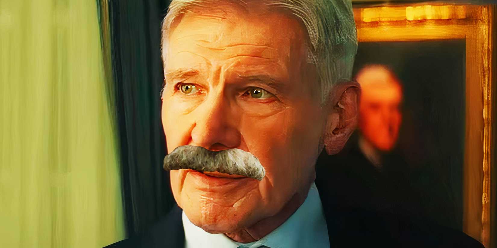 Harrison Ford's Thaddeus Ross in Captain America Brave New World with William Hurt's mustache