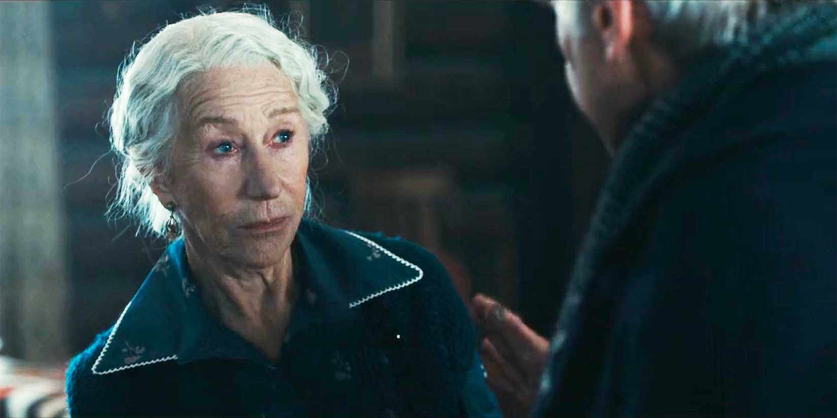 Helen Mirren in a close up as Cara Dutton in 1923 season 2
