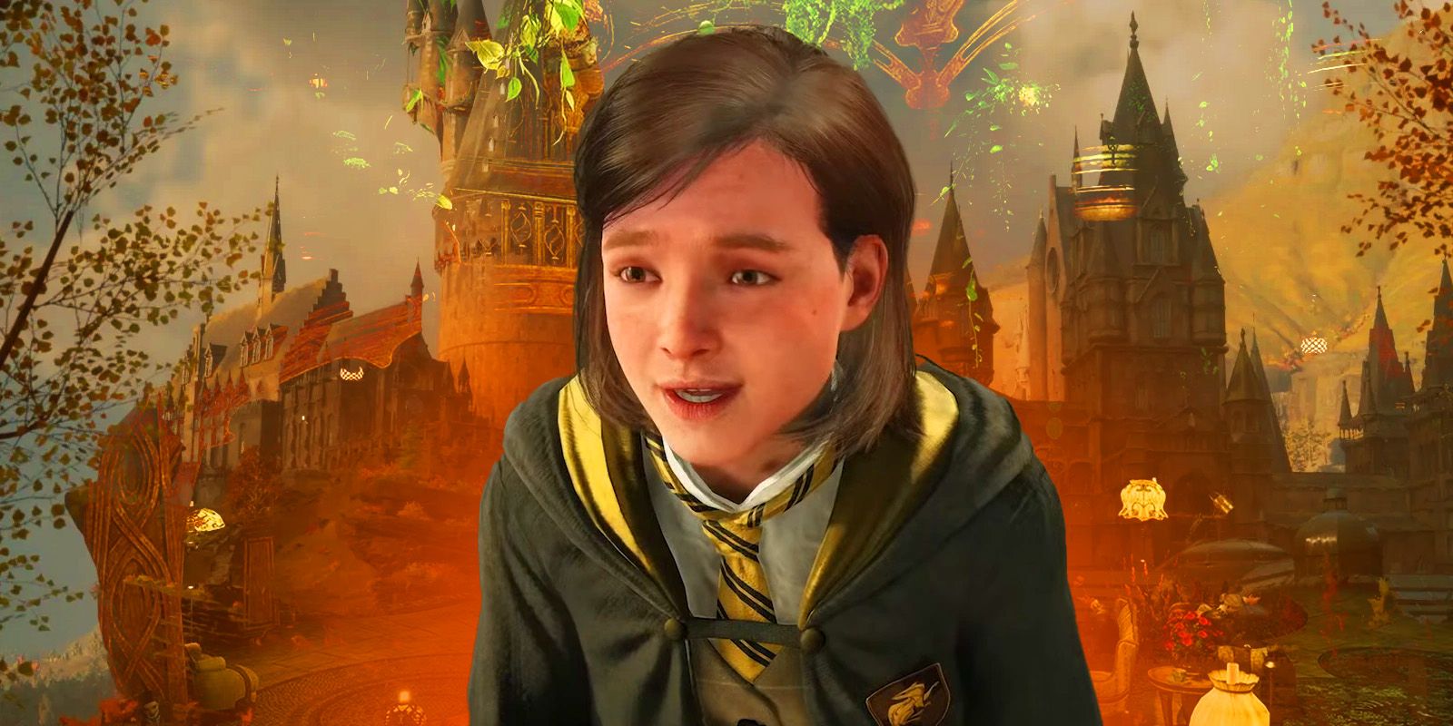 Hogwarts Legacy character and castle