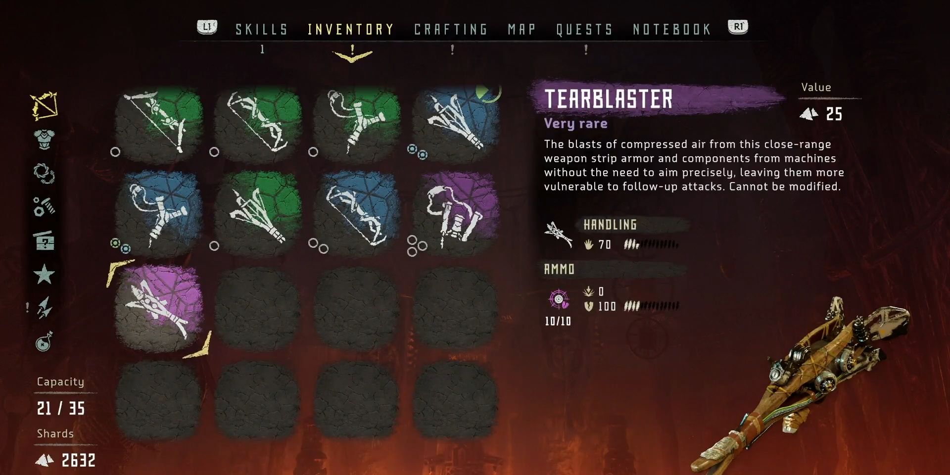 Details about the Tearblaster in Horizon Zero Dawn