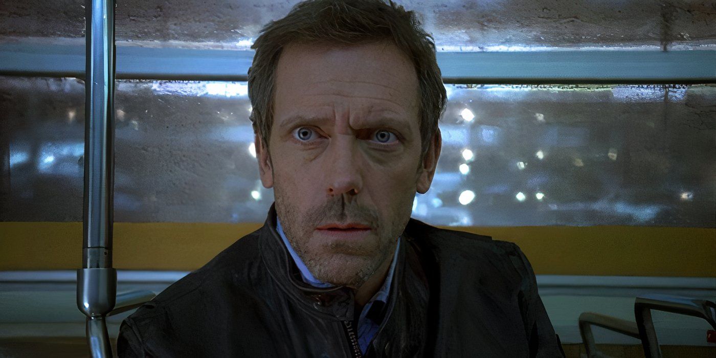 Hugh Laurie as a house at home 4, episode 15 (1)