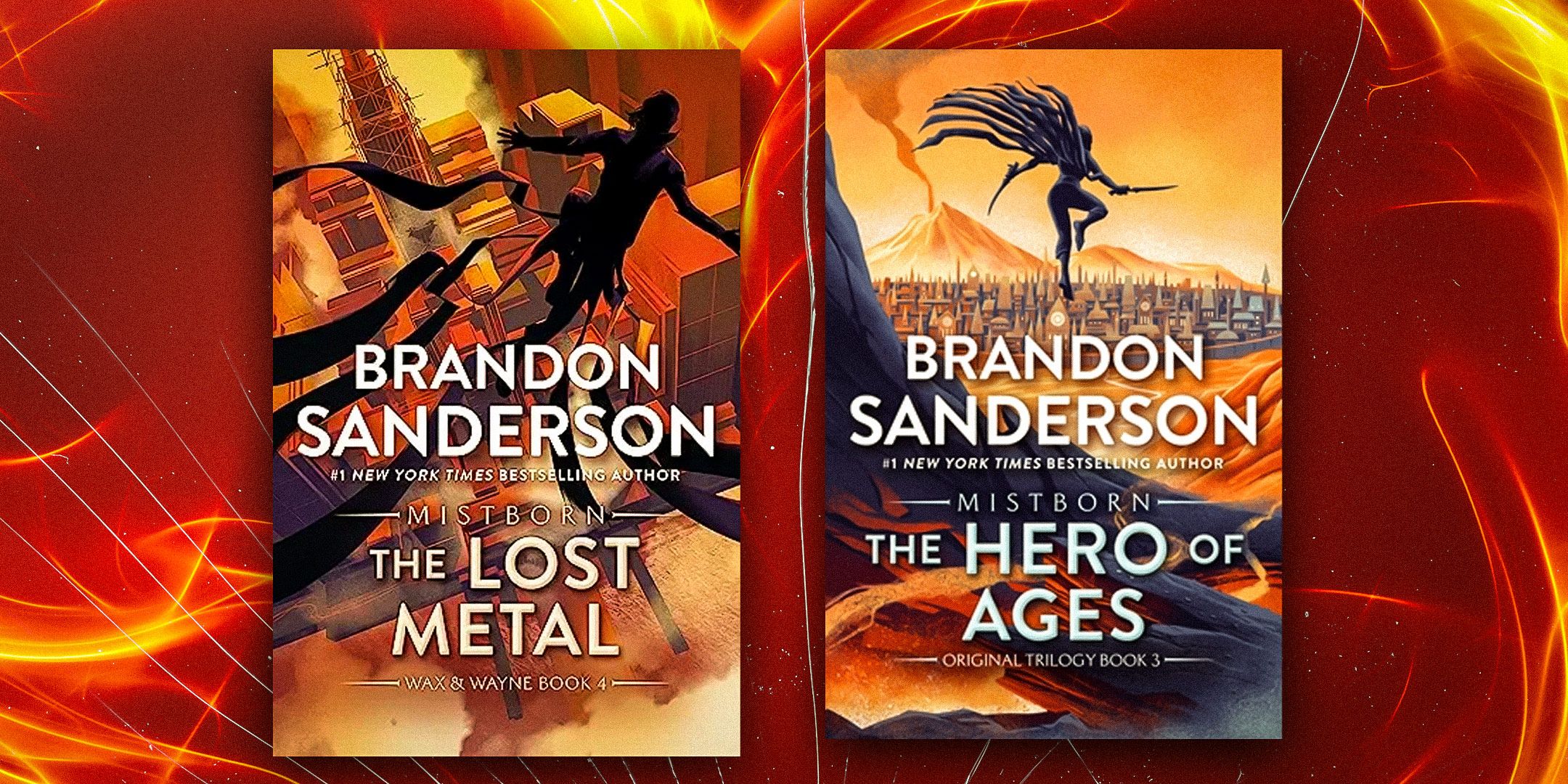 Covers of The Lost Metal and The Hero of Ages