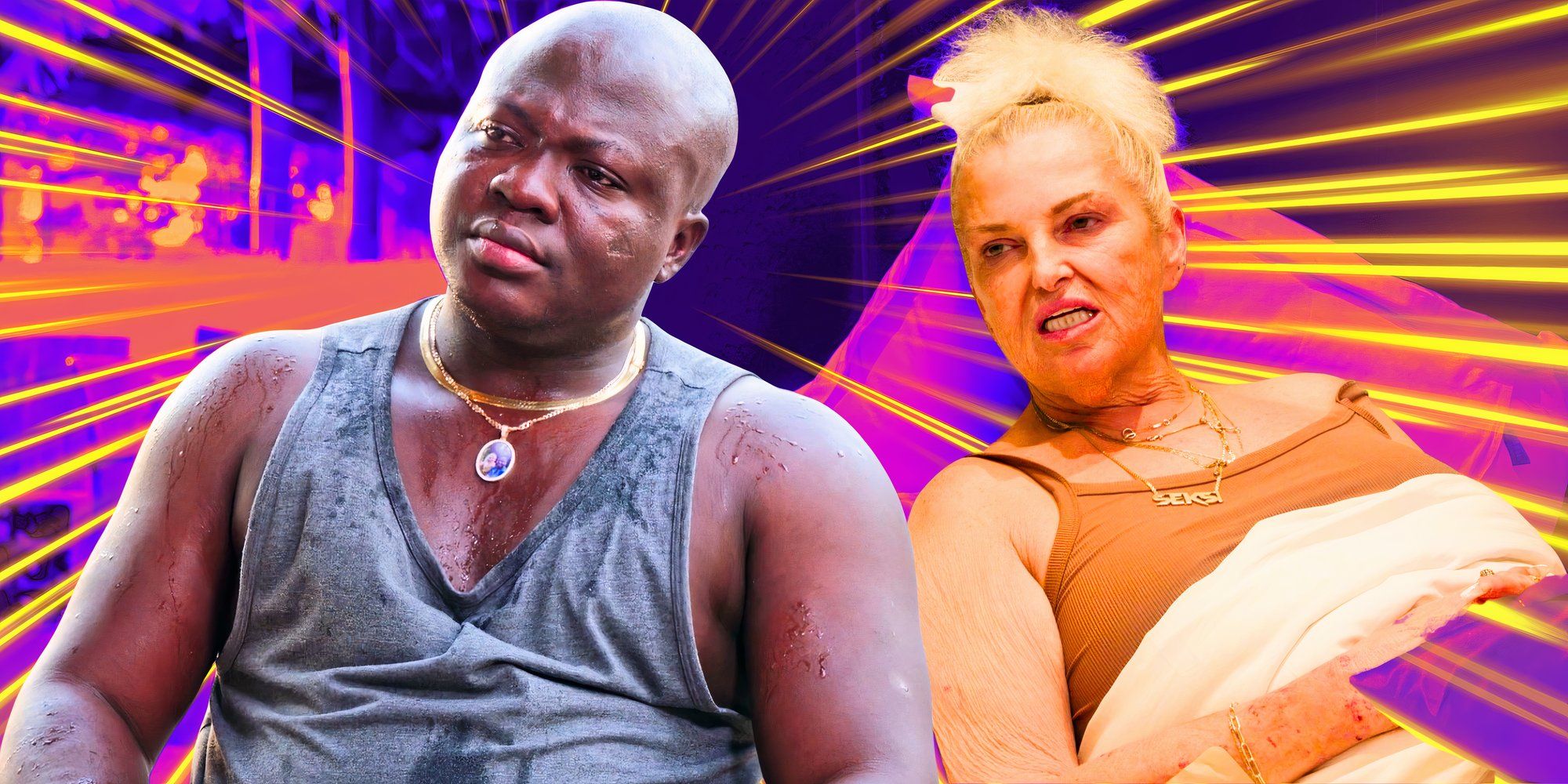 image of michael and angela from 90 day fiance looking angry and upset