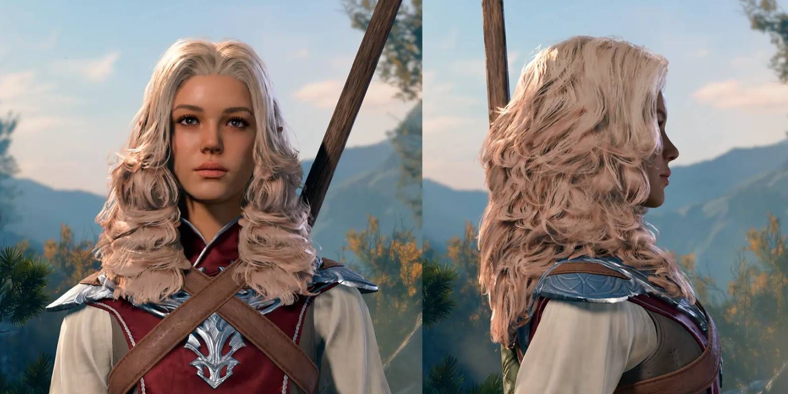 Baldur's Gate 3 new hairstyle from Tav's Hair Salon mod