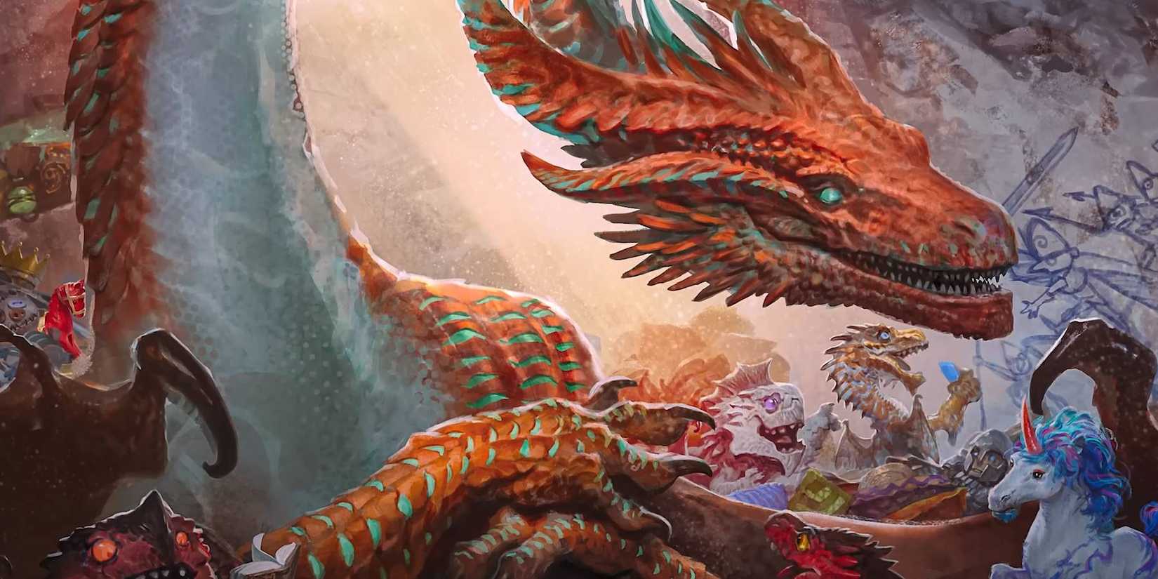 Dungeons and Dragons Ancient Copper Dragon from 2025 Monster Manual
