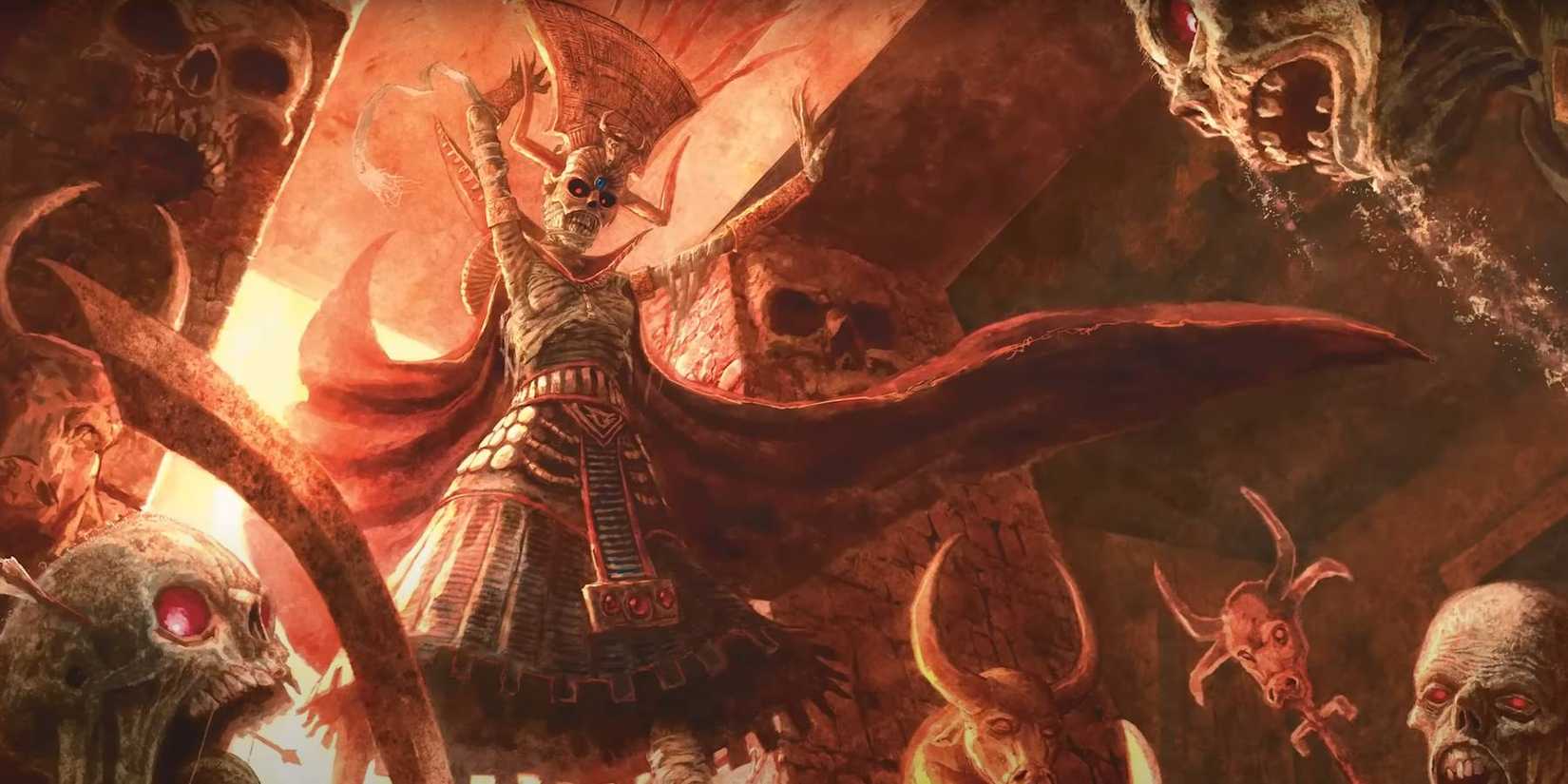 Dungeons and Dragons Mummy Lord monster from 2025 Monster Manual