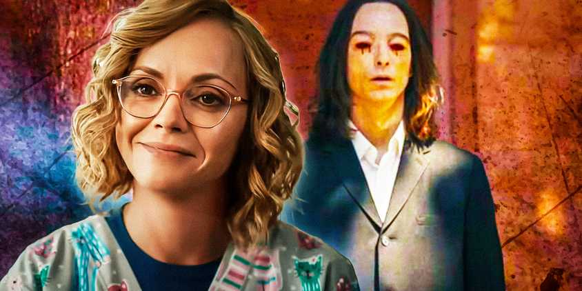 Christina Ricci as Misty and the Man with No Eyes in Yellowjackets