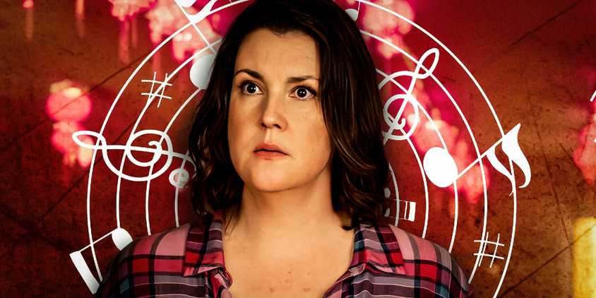 Custom image of Shauna (Melanie Lynskey) looking surprised in Yellowjackets
