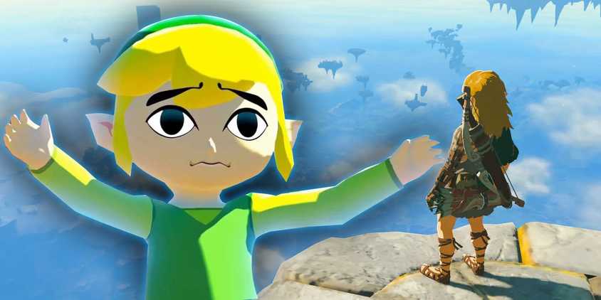 Sad Link With Tears Of the Kingdom imagery