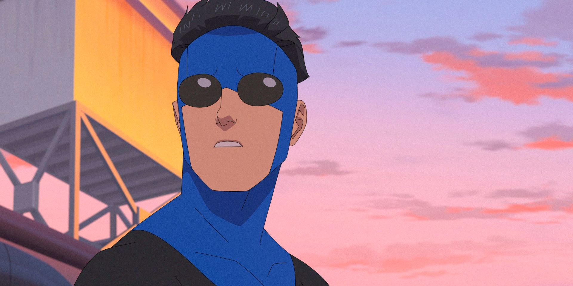 Invincible looking worried in Invincible Season 3 Ep 6